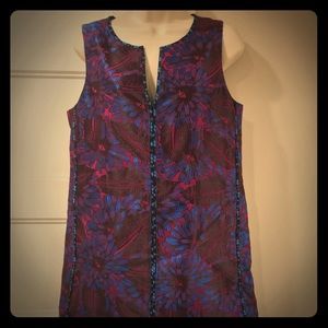 JCREW Size 8P Gorgeous Sleeveless Shirt Dress NWT